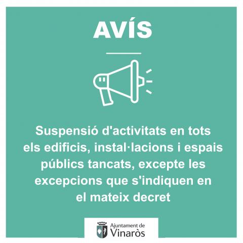 Suspensió-activitats
