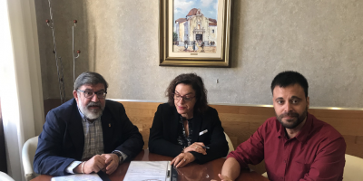 Visita de la subdelegada del govern espanyol a la província de Castelló, Soledad Ten Bachero a l’Ajuntament de Vinaròs