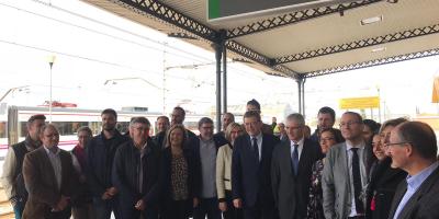 Vinaròs inaugura el nou servei de trens de rodalies